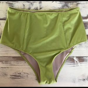 Kortni Jeane Green Tea high cut bottoms.